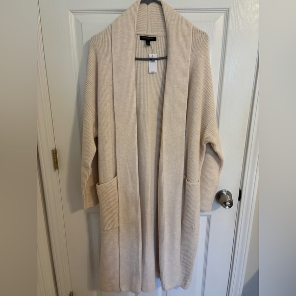 Banana Republic Sweaters - Brand New Banana Republic Women's Beige Open Front Cardigan - Large
